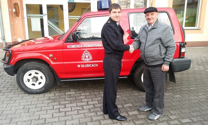 OSP w Bronowicach otrzymało samochód specjalny operacyjny SLOp Mitsubishi Pajero