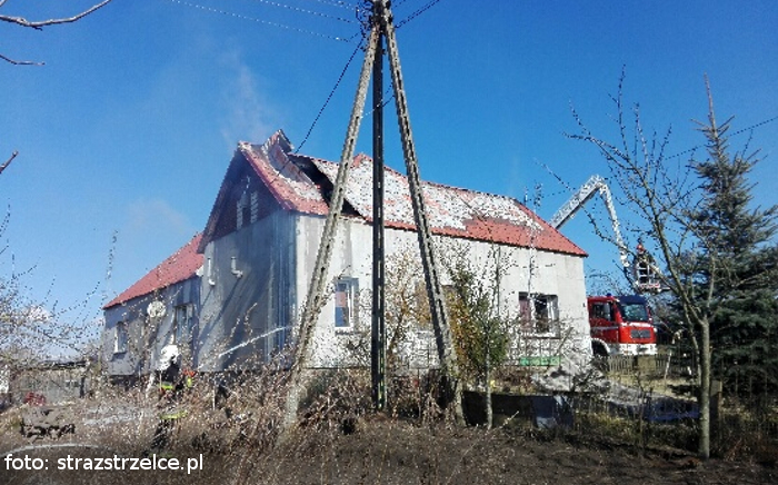 Pożar domu w Sokólsku. Rodzina straciła dorobek życia - potrzebna pomoc!