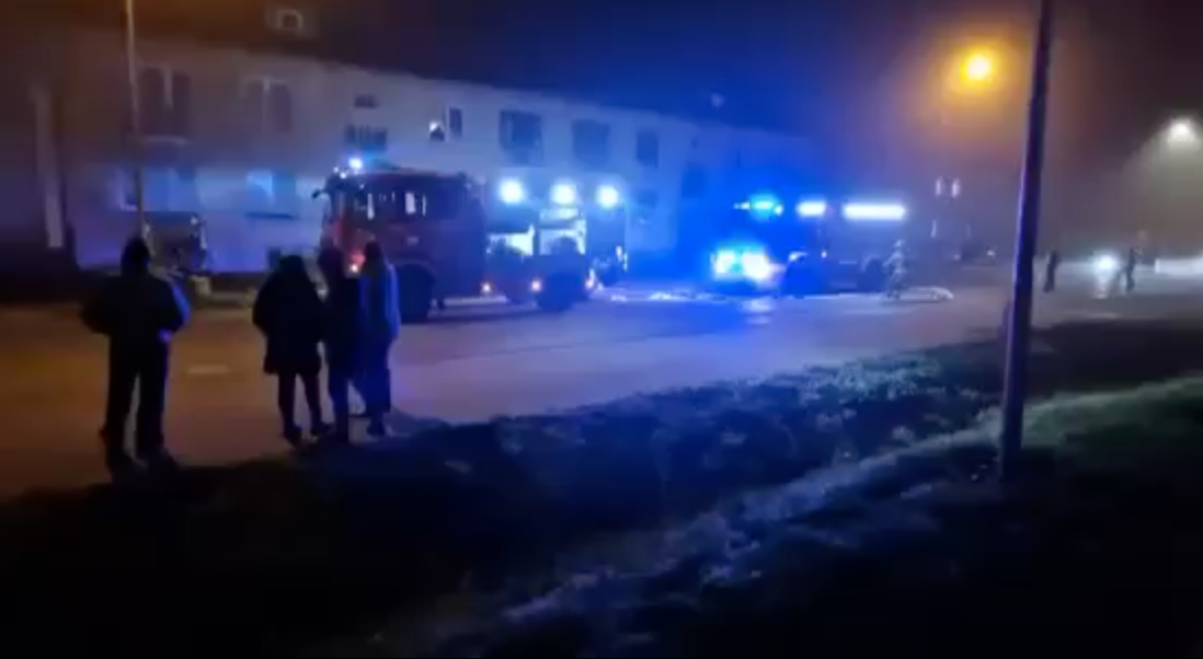 Pożar w budynku wielorodzinnym w Strzelcach Krajeńskich | FOTO