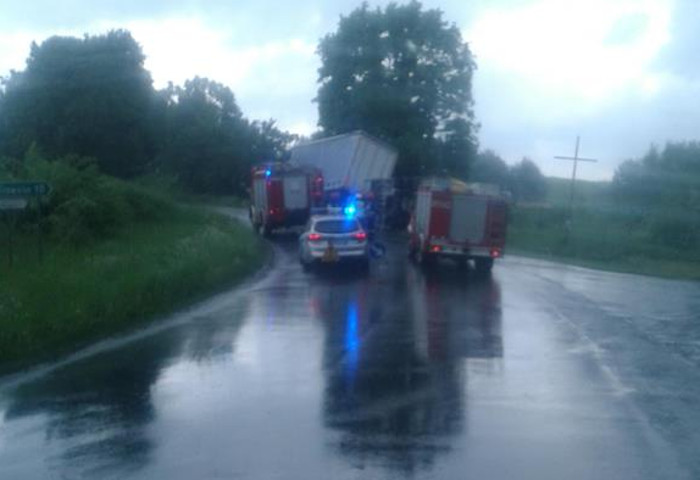 Dwa wypadki na drodze Strzelce Kraj. - Choszczno [FOTO]