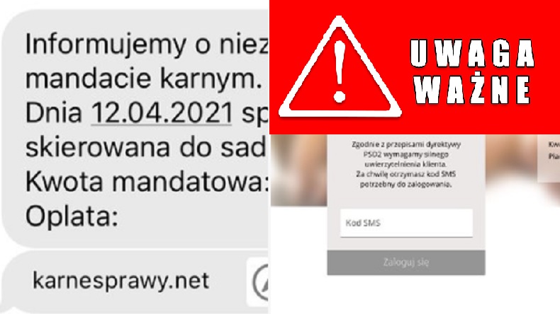 UWAGA! Nowy atak SMS-owy wymierzony w Polaków! Uważajcie...