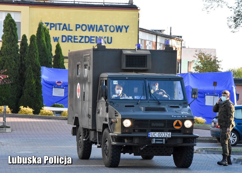 Dziś w Drezdenku wielka akcja powrotu ewakuowanych pensjonariuszy z DPS-u w Zielonej Górze.