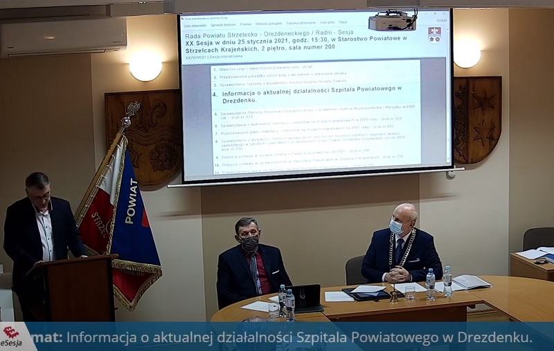 Radni rozmawiali nt. sytuacji szpitala w Drezdenku | Video