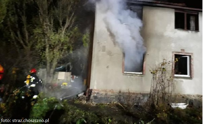 Tragiczny pożar w Choszcznie. Nie żyje 44-latek!