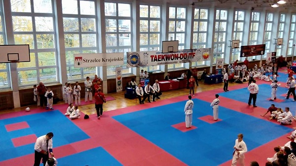 Udane zawody Pucharu Polski Taekwon-do w Strzelcach.