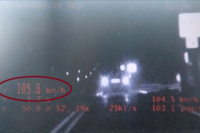 23-letni kierowca pędził przez Rolewice (gm.Dobiegniew) ponad 100 km/h [Video]